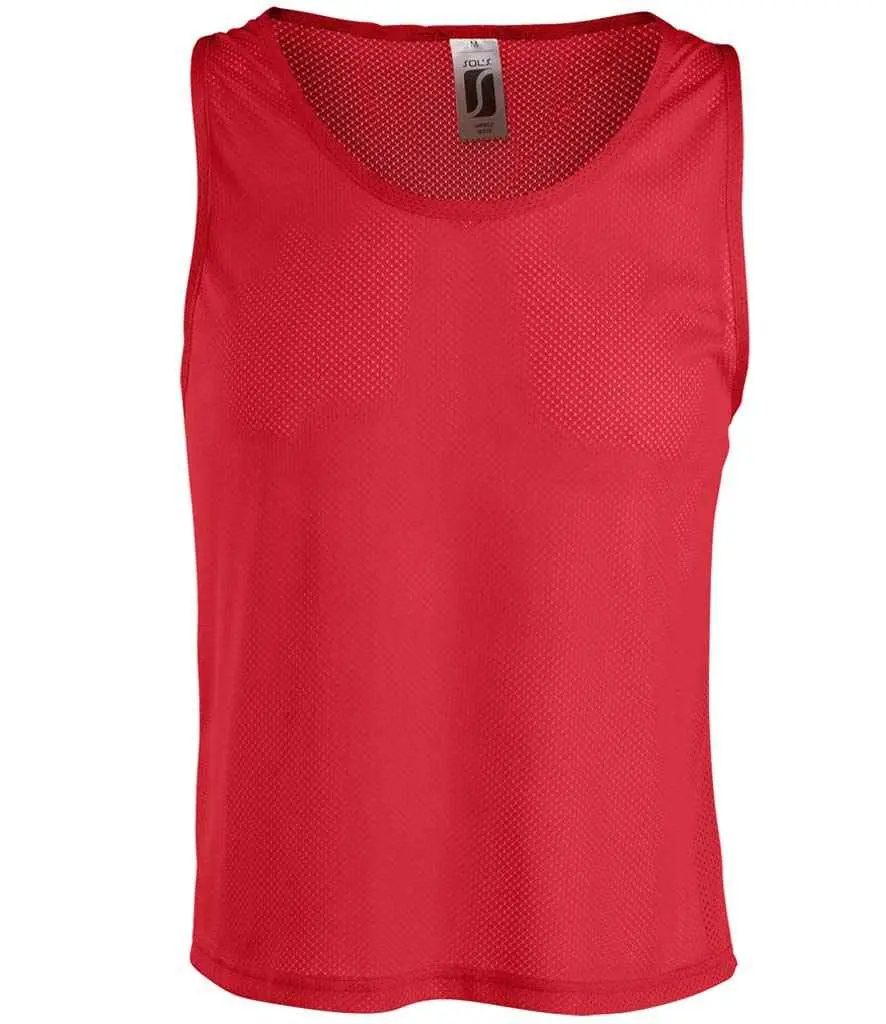 SOL'S Anfield Bib 90210 RED.webp
