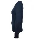 SOL'S Ladies Golden Cotton Acrylic V Neck Cardigan 90012 NAVY SIDE.webp