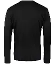 SOL'S Golden Cotton Acrylic V Neck Cardigan BLACK BACK.webp