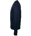 SOL'S Golden Cotton Acrylic V Neck Cardigan NAVY SIDE.webp