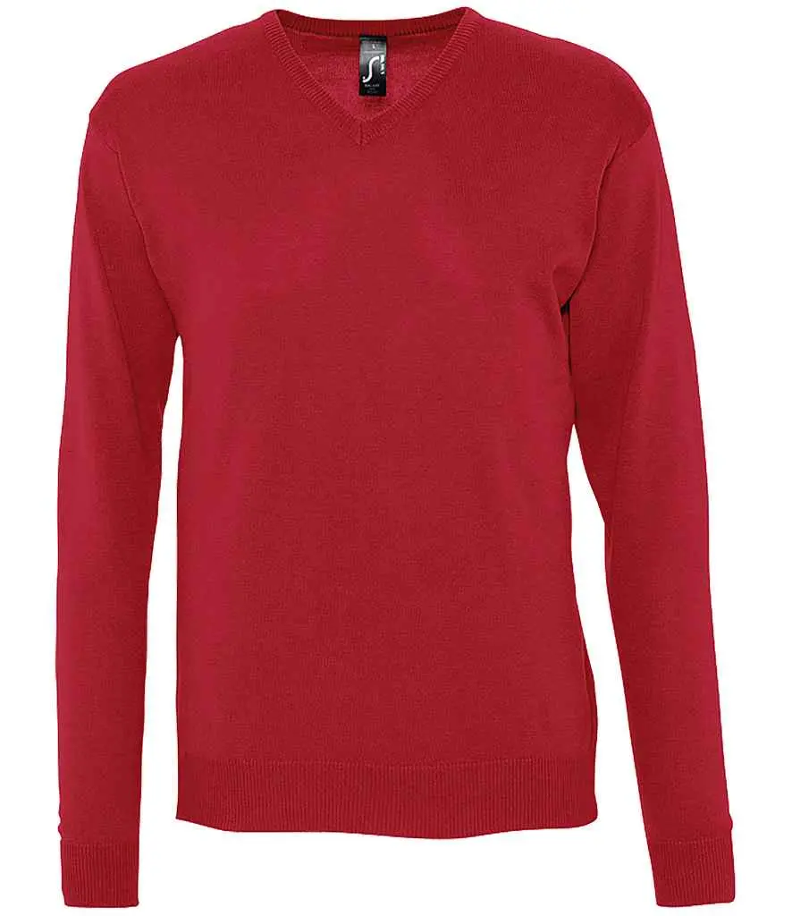 SOL'S Galaxy Cotton Acrylic V Neck Sweater 90000 RD FR.webp