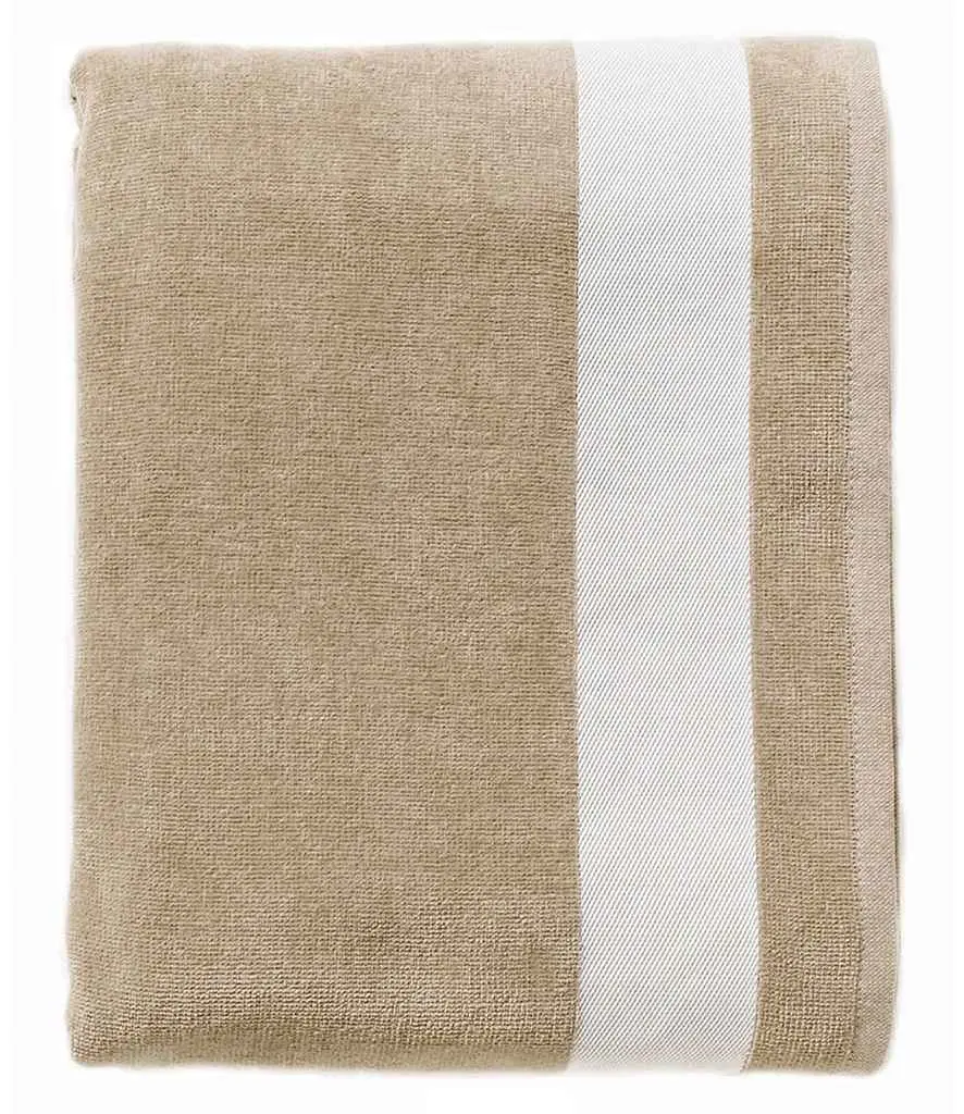 SOL'S Lagoon Beach Towel 89006 SAND.webp