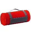 SOL'S Plaid Fleece Blanket 88105 RD.webp