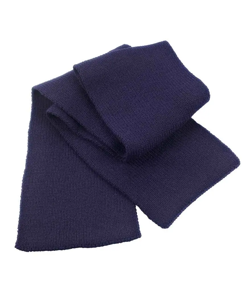 Result Winter Essentials Classic Heavy Knit Scarf R145X Navy.webp