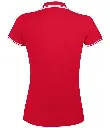 SOL'S Ladies Pasadena Tipped Cotton Piqué Polo Shirt 10578 RDWH BK.webp