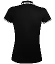 SOL'S Ladies Pasadena Tipped Cotton Piqué Polo Shirt 10578 BKWH BK.webp