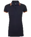 SOL'S Ladies Pasadena Tipped Cotton Piqué Polo Shirt 10578 FNOR FR.webp
