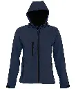 SOL'S Ladies Replay Hooded Soft Shell Jacket 46802 NV FR.webp