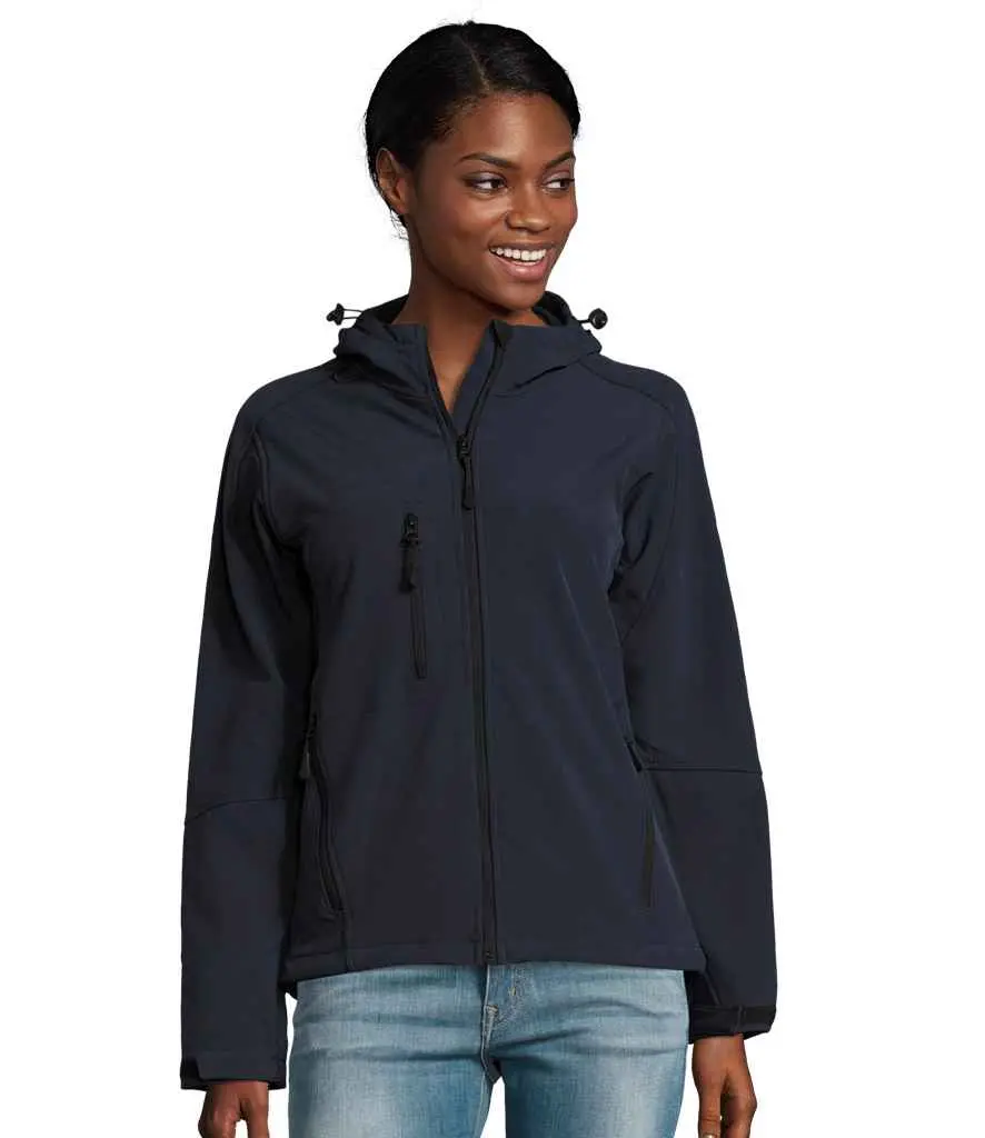 SOL'S Ladies Replay Hooded Soft Shell Jacket 46802 NV LIFE.webp