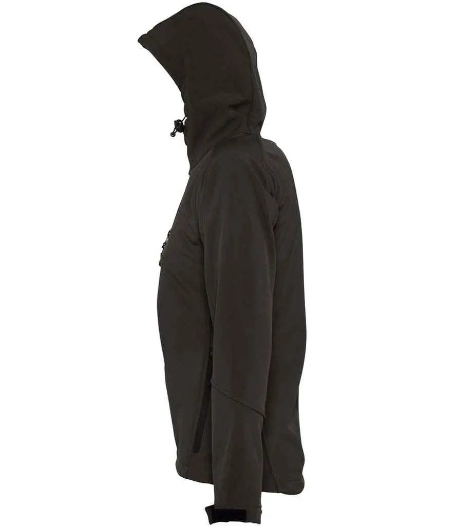 SOL'S Ladies Replay Hooded Soft Shell Jacket 46802 BK SD.webp