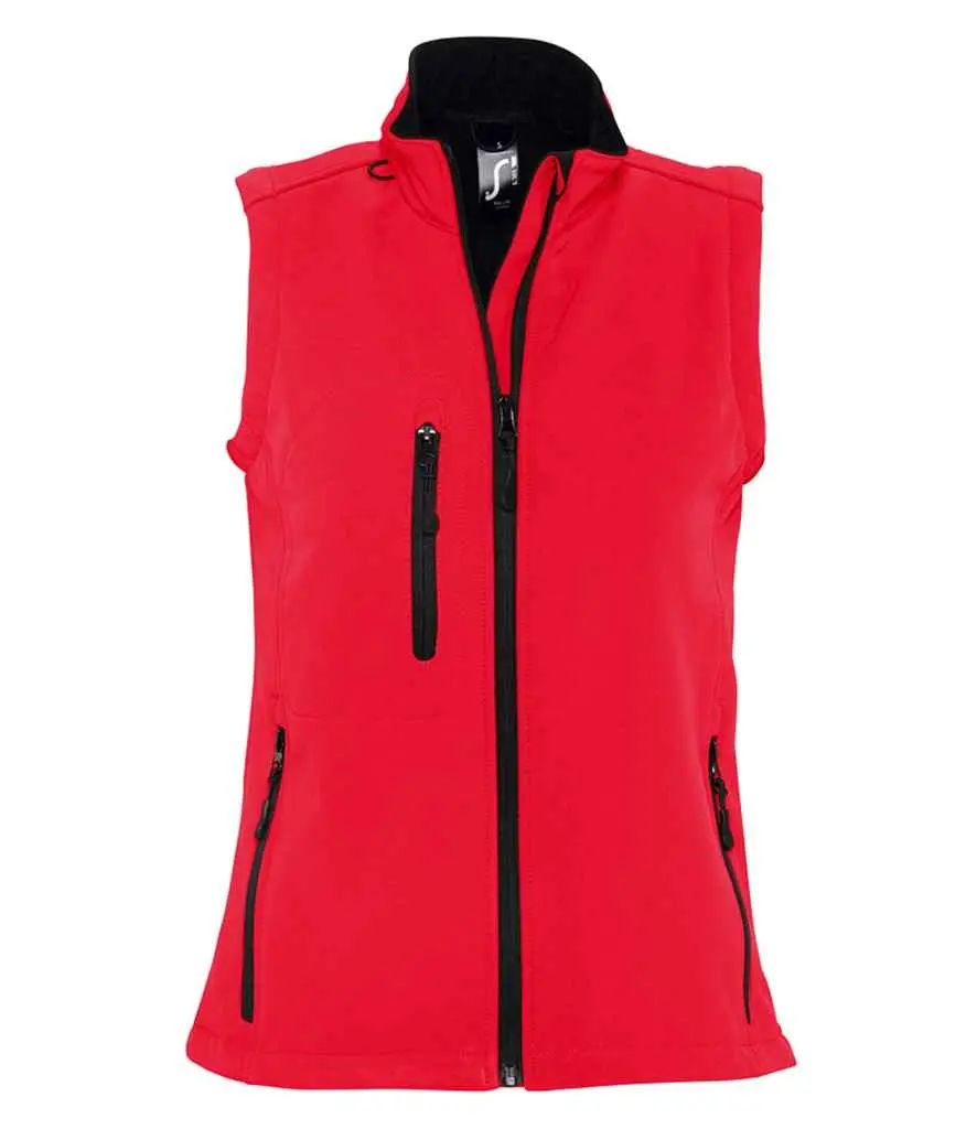 SOL'S Ladies Rallye Soft Shell Bodywarmer 46801 RD.webp