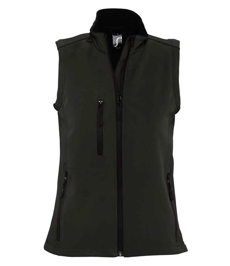 SOL'S Ladies Rallye Soft Shell Bodywarmer 46801 BK.webp