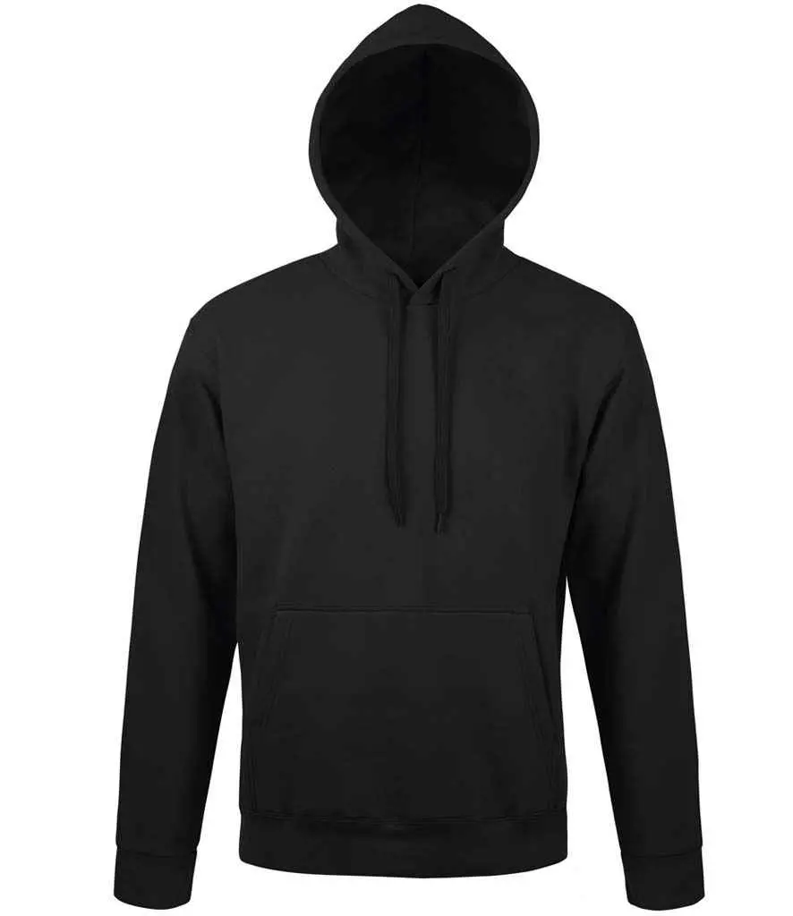SOL'S Unisex Snake Hooded Sweatshirt 47101 BK FR.webp