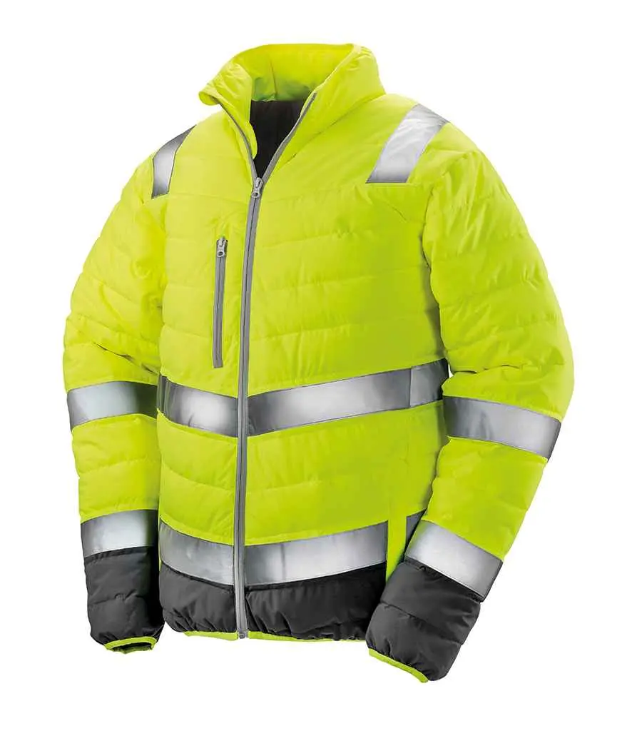 Result Safeguard Soft Padded Safety Jacket R325M Yellow.webp