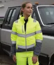 Result Safeguard Womens Soft Padded Safety Jacket R325F Lifestyle Yellow.webp