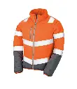 Result Safeguard Womens Soft Padded Safety Jacket R325F Orange.webp