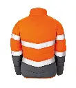 Result Safeguard Womens Soft Padded Safety Jacket R325F Orange Back.webp
