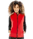 Result Core Women's printable softshell bodywarmer R232F Red Black Lifestyle.webp