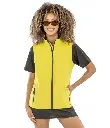Result Core Women's printable softshell bodywarmer R232F Yellow Lifestyle.webp