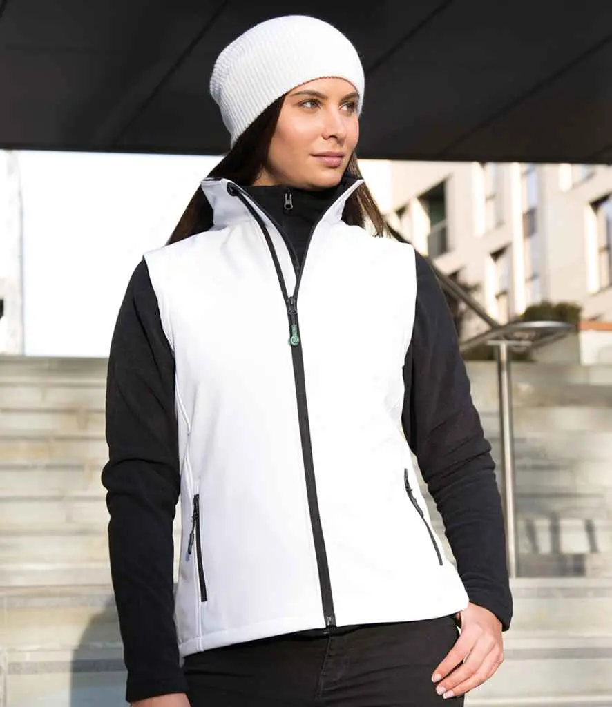Result Core Women's printable softshell bodywarmer R232F White Lifestyle.webp
