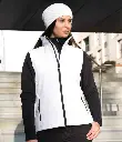Result Core Women's printable softshell bodywarmer R232F White Lifestyle.webp