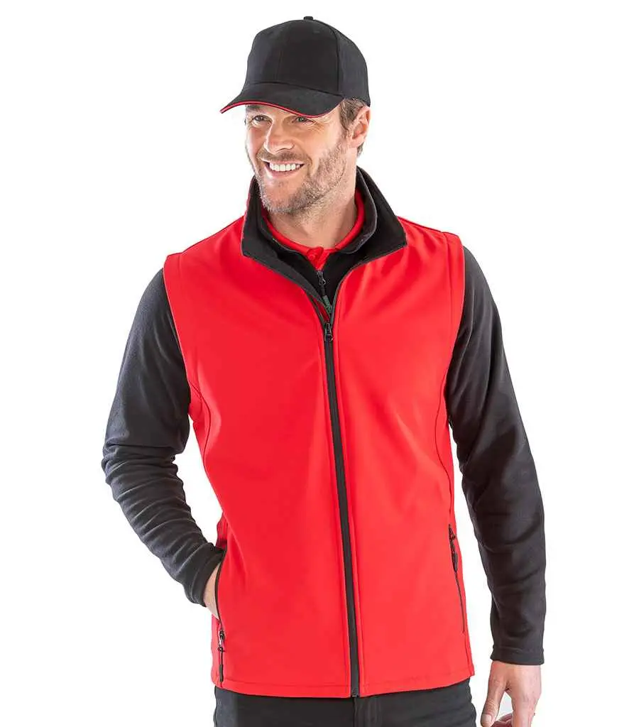 Result Core Printable Softshell Bodywarmer R232M Red Lifestyle.webp