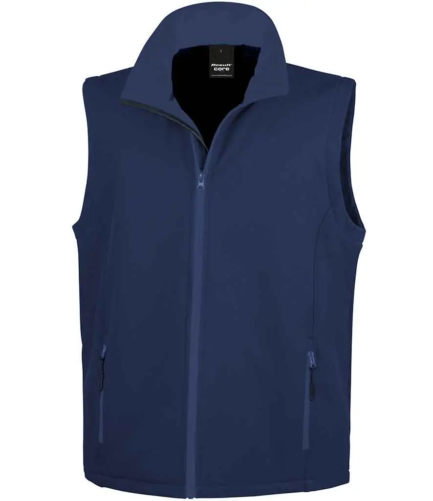 Result Core Printable Softshell Bodywarmer R232M Navy.webp