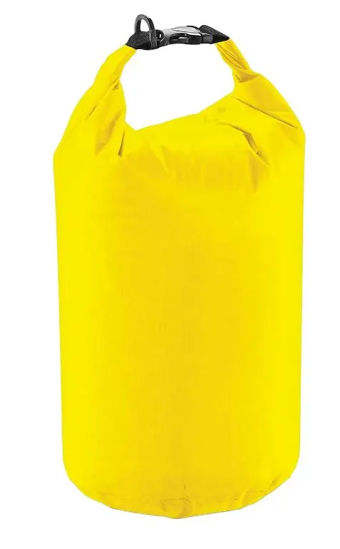 quadra dry bag 15 litre waterproof yellow full.webp