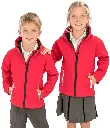 Result Core Junior TX Performance Hooded Softshell Jacket R224J Red Lifestyle.webp