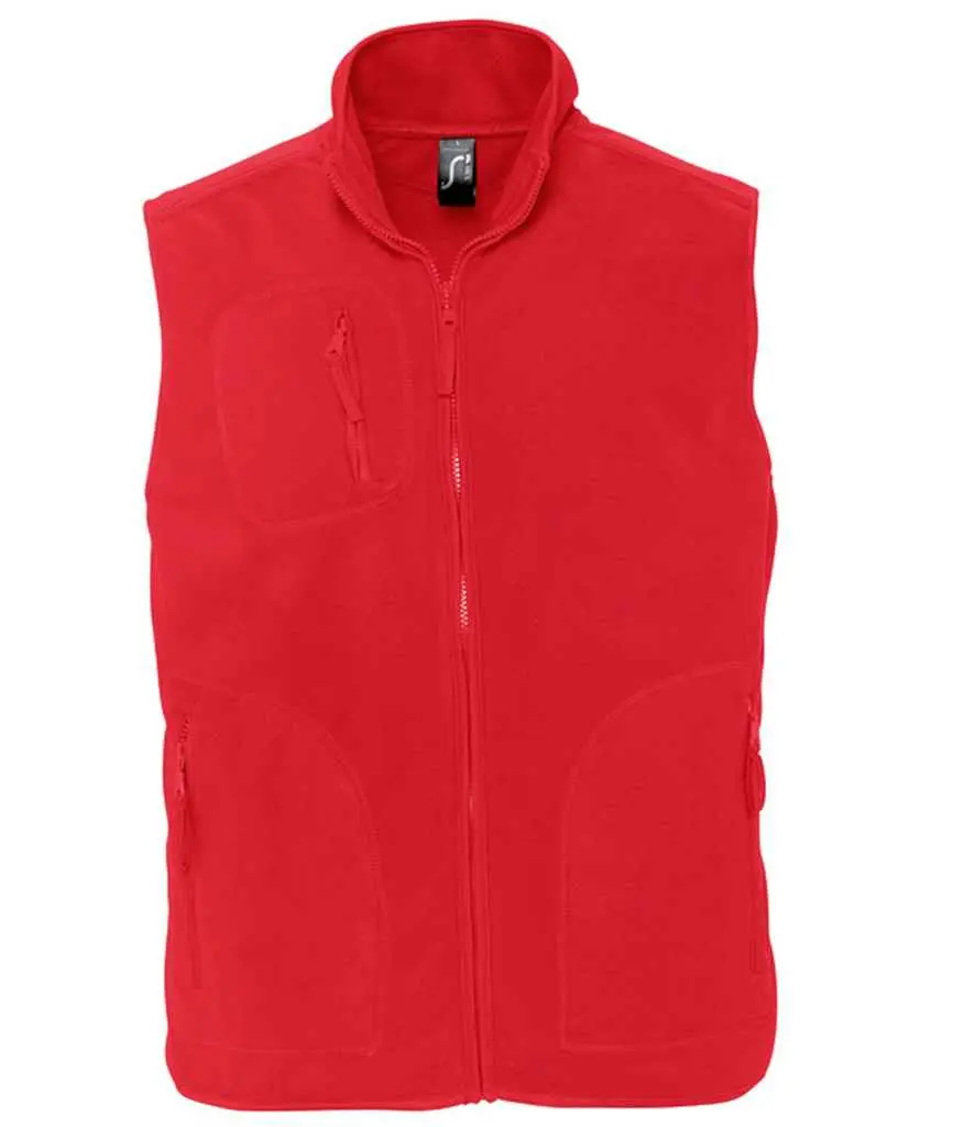 SOL'S Unisex Norway Fleece Bodywarmer 51000 RD FR.webp