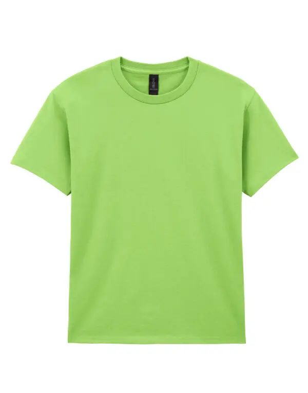 Gildan Childrens Heavy Cotton T-Shirt 5000B Lime.webp