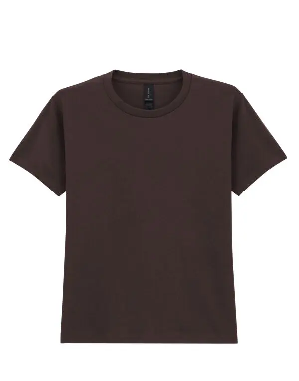 Gildan Childrens Heavy Cotton T-Shirt 5000B Chocolate.webp