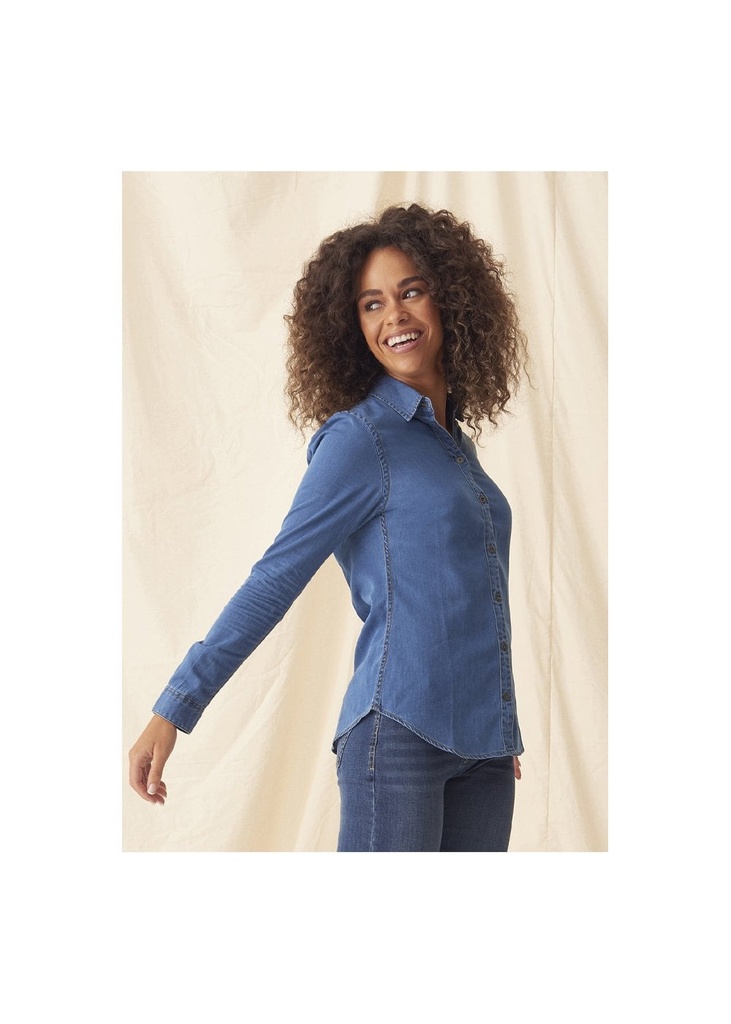 AWDis So Denim Women's Lucy Denim Shirt SD045 | Activewear Group