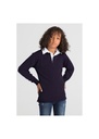 Front Row Kids Long Sleeve Plain Rugby Shirt FR109