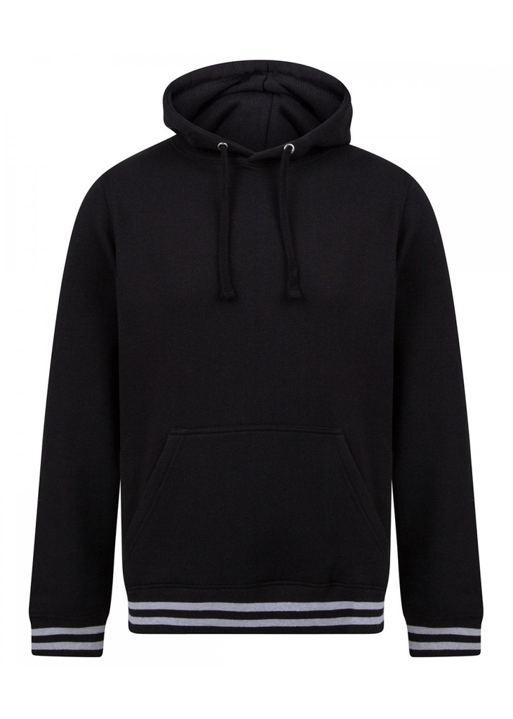Front Row Hoodie With Striped Cuffs FR841
