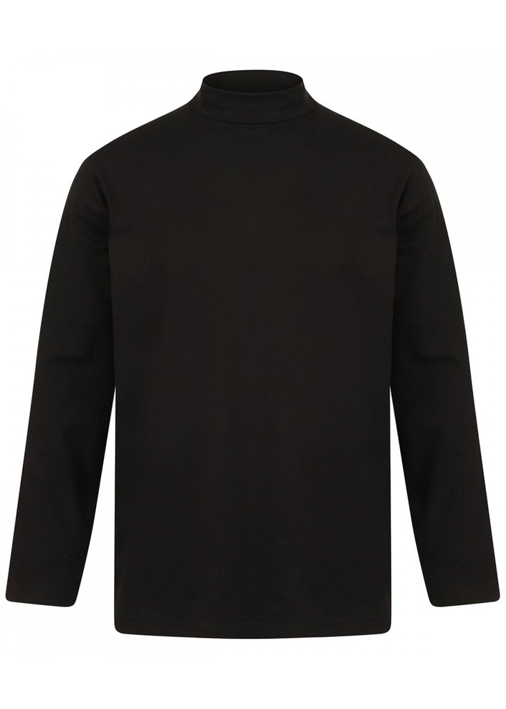 Henbury Long Sleeve Roll Neck Top HB020