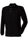 Henbury Long Sleeve Cotton Polo Shirt HB105