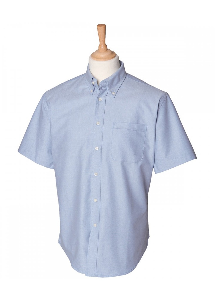 Henbury Short Sleeve Classic Oxford Shirt HB515