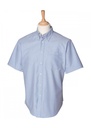 Henbury Short Sleeve Classic Oxford Shirt HB515
