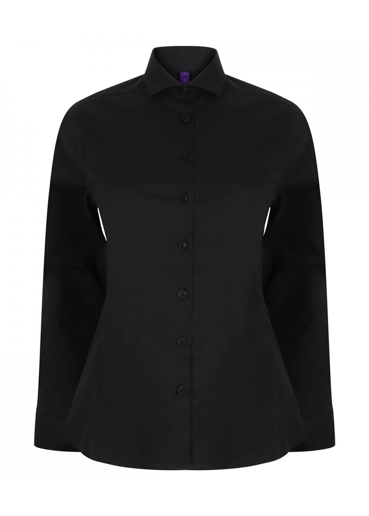 Henbury Womens Long Sleeve Stretch Shirt HB533