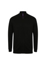 Henbury Unisex Knitted Bomber Jacket HB718