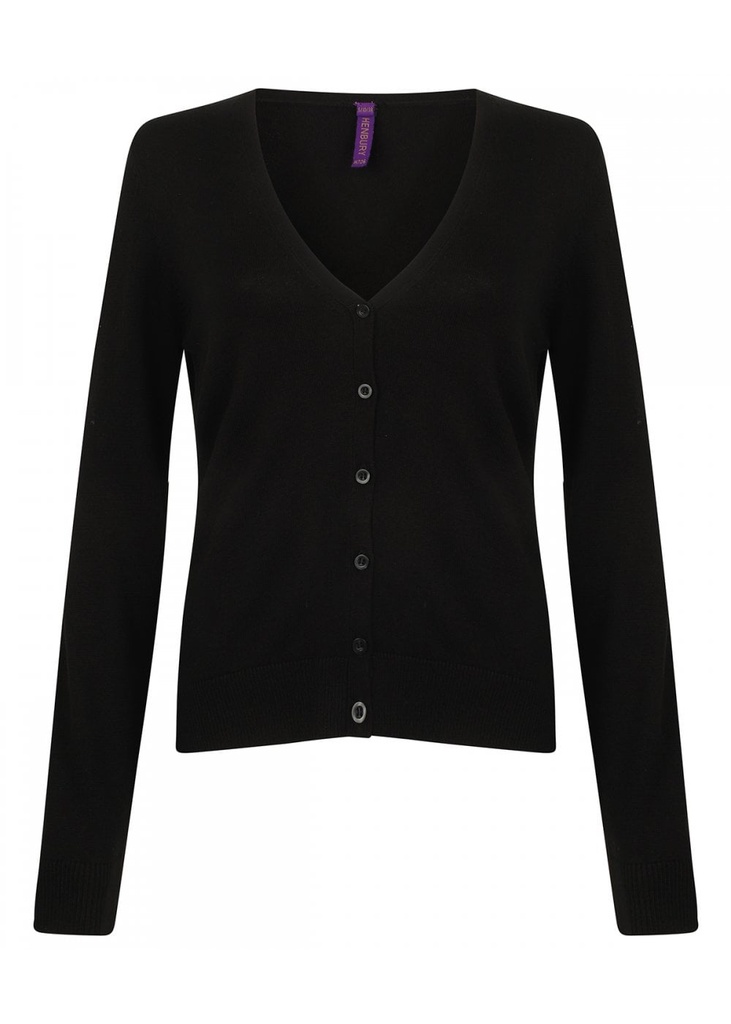 Henbury Women's V Neck Cardigan HB726