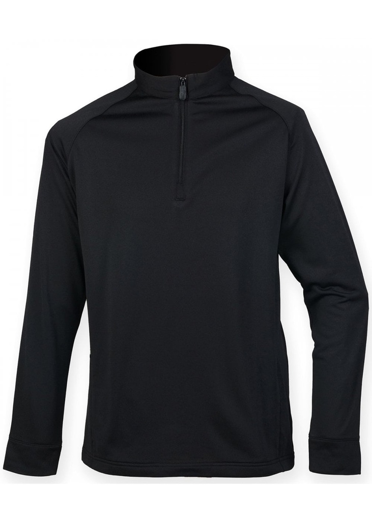 Henbury ¼ Zip Top With Wicking Finish HB862