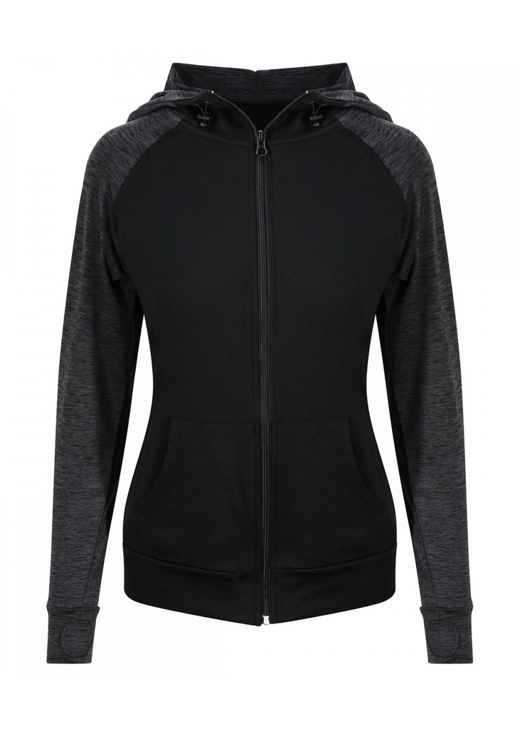 AWDis Womens Cool Contrast Zoodie JC058