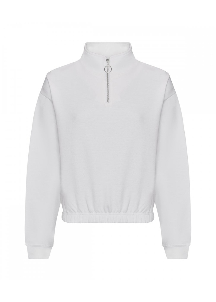 AWDis Just Hoods Womens Cropped 1/4 Zip Sweat JH037