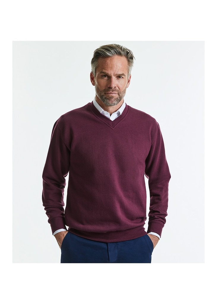 Russell Adults V-Neck Sweatshirt R272M