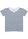 Larkwood Baby/Toddler Striped Crew Neck T-Shirt LW27T