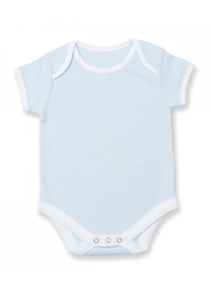 Larkwood Contrast Baby Bodysuit LW51T