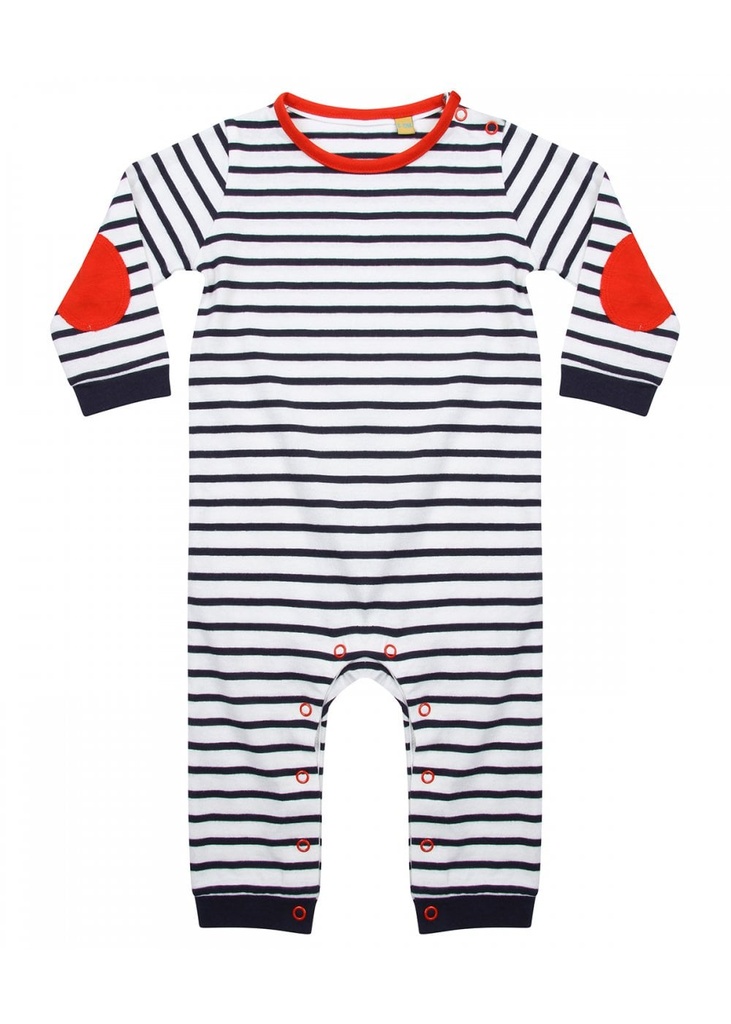 Larkwood Baby Long Sleeve Striped Bodysuit LW57T