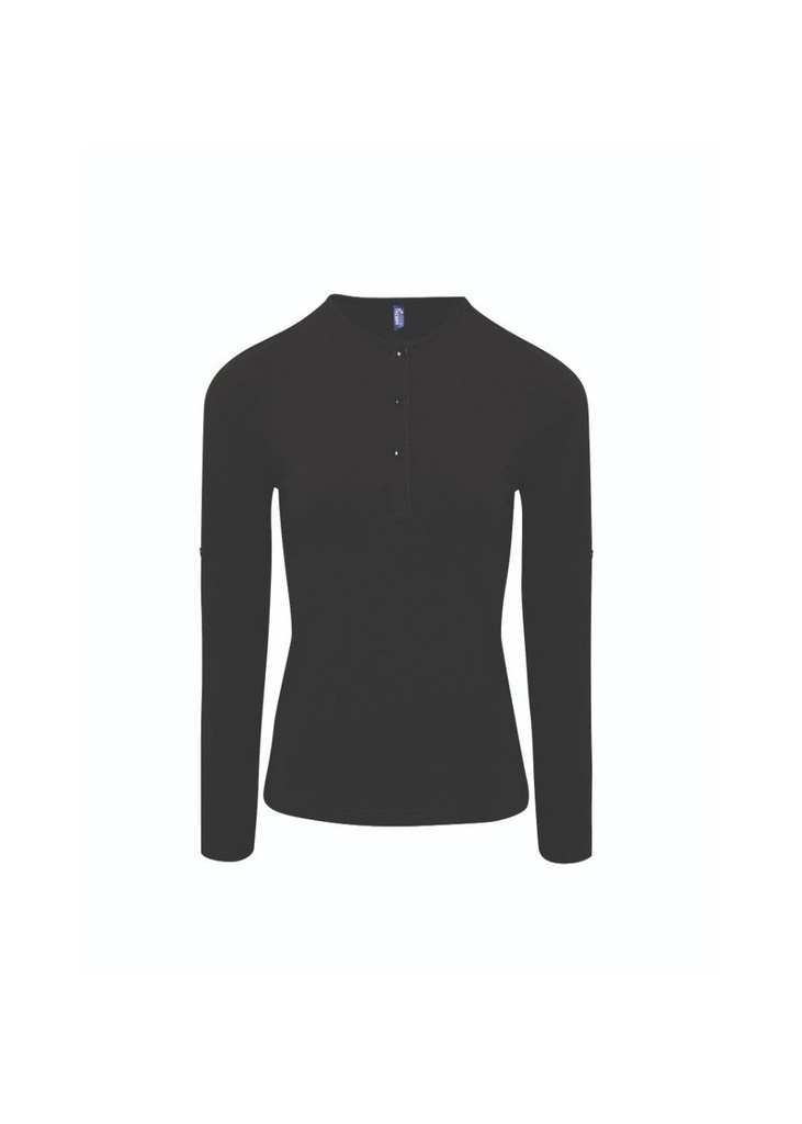 Premier Womens Long John Roll-sleeve Tee PR318